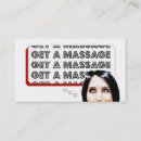 Search for getting business cards Massage
