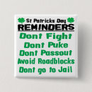 Search for st patricks day drinking badges Shamrocks