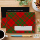 Search for scottish tartan envelopes Red