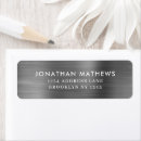 Search for silver metallic return address labels Classic