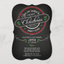 Search for trendy christmas invitations Chalkboard