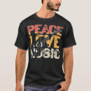 Search for peace love music tshirts Metal
