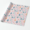 Search for forest christmas wrapping paper Pastel