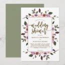 Search for floral shower wedding invitations Foliage