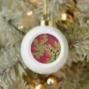 Search for fractal christmas tree decorations Red