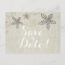 Search for burlap save date postcards Beach