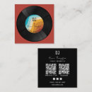 Search for vinyl business cards Vocalist sound producer