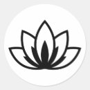 Search for white lotus flower stickers Yoga
