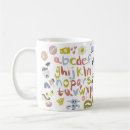 Search for cute alphabet mugs Abc