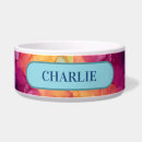 Search for unique pet bowls Colorful