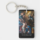 Search for saint rectangular key rings Jesus
