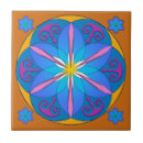 Search for orange and blue tiles Colourful