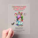 Search for funny office party invitations Santa claus