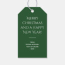 Search for dark green gift tags Minimalist