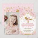 Search for pink dinosaur invitations Pink and gold