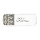Search for blue brown return address labels Boy