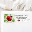 Search for ladybug baby shower return address labels Cute