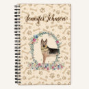 Search for german shepherd dog notebooks Watercolor