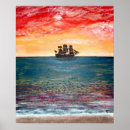 Search for sunset seascape posters Ship