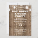 Search for country 40th birthday invitations Western