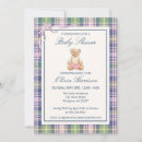 Search for polo baby shower invitations Tartan