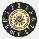 Search for vintage clock stickers Gold