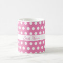 Search for pink polka dot mugs White