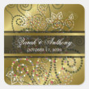 Search for ethnic wedding stickers Floral