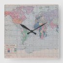 Search for world globe clocks Antique