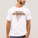 Search for purple and gold tshirts College