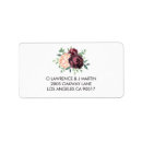 Search for wedding bouquet return address labels Peony