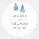 Search for watercolor tree wedding stickers Woodland