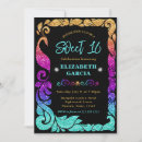Search for rainbow sweet 16 invitations Ombre