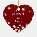 Search for couple christmas tree decorations Heart
