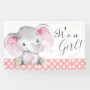 Search for girl baby shower banners Cute