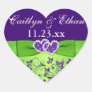 Search for purple green wedding stickers Flowers
