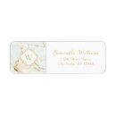 Search for marble return address labels Classy