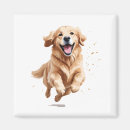 Search for golden retriever magnets Funny