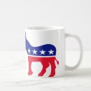 Search for democrat donkey mugs Red white and blue