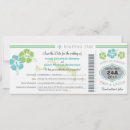 Search for boarding pass save the dates Blue