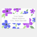 Search for flower pattern rectangle stickers Floral