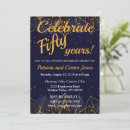 Search for blue anniversary invitations Classy
