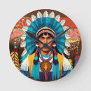 Search for native american indian clocks Chief
