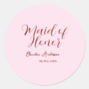 Search for brides maid stickers Calligraphy typography elegant