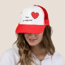 Search for romantic hats Red