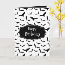 Search for goth birthday cards Bats