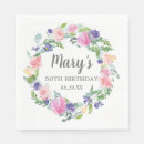 Search for 50th purple napkins Floral