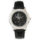 Search for moon and stars watches Night sky