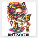 Search for antisocial stickers Butterfly