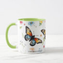 Search for colorful butterfly mugs Floral design